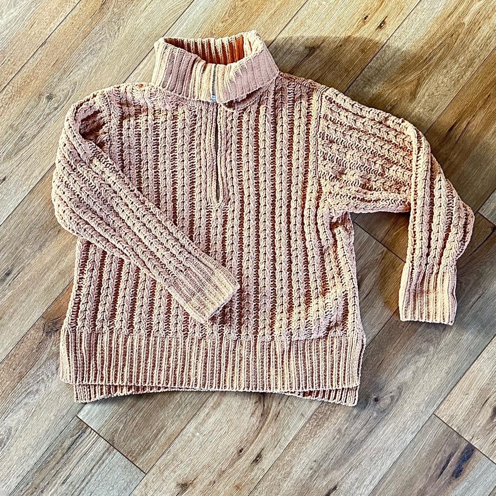 Aerie Textured Turtleneck Sweater